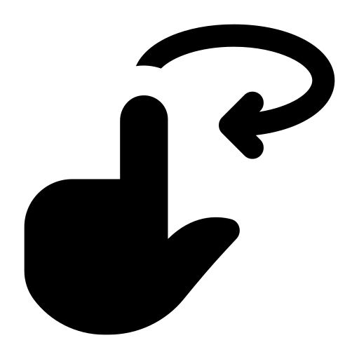 spin left button